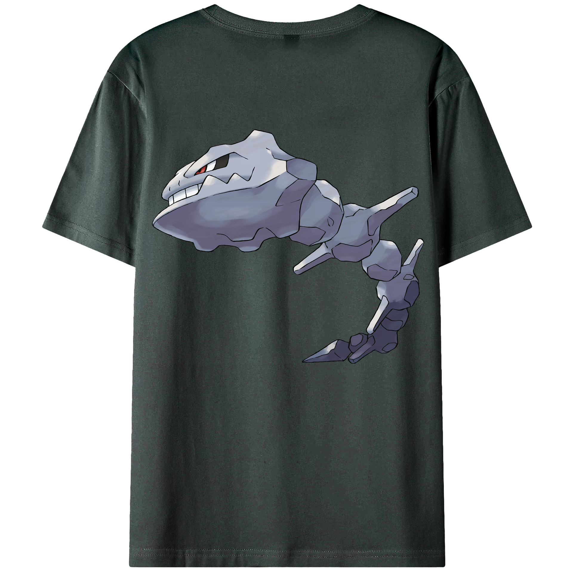 （画像用） ポケットモンスター Pokémon 綿100％ メンズ半袖Tシャツ（バックプリント） 通気性